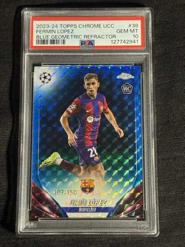 Fermin Lopez 2023 Topps Chrome Blue Geometrico /150