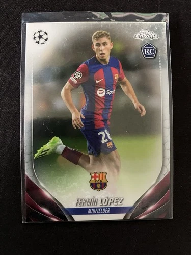 Fermin Lopez 2024 Topps Chrome Champions League