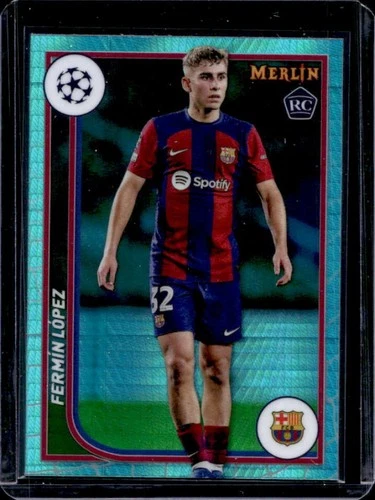 Fermin Lopez 2023 Topps Chrome Merlin Aqua Prism