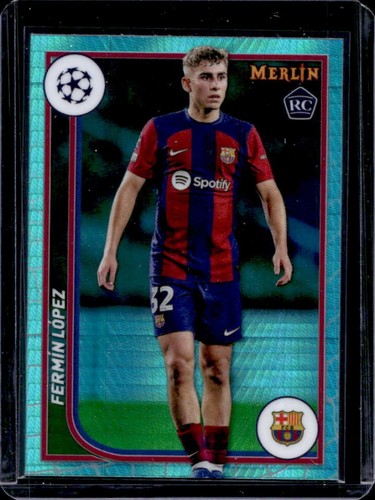 Fermin Lopez 2023 Topps Chrome Merlin Aqua Prism Refractor #39
