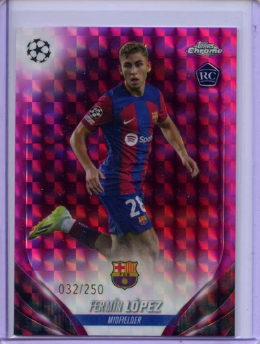 Fermin Lopez 2023 Topps Chrome Pink Geometric Refractor 32/250