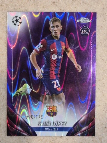 Fermin Lopez 2024 Topps Chrome Purple Raywave Refractor /175
