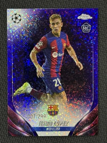 Fermin Lopez 2023 Topps Chrome Purple Sparkle Refractor /299