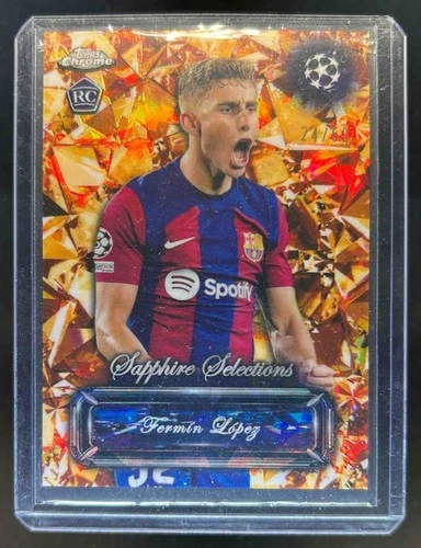 Fermin Lopez 2023 Topps Chrome Sapphire Gold Refractor /50