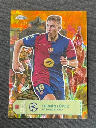 Fermin Lopez 2024 Topps Chrome Sapphire Orange /25