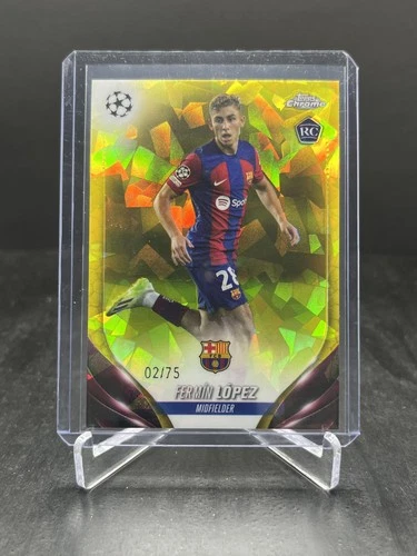 Fermin Lopez 2023 Topps Chrome Sapphire Yellow /75