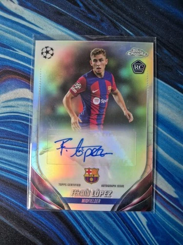 Fermin Lopez 2024 Topps Chrome UEFA Silver