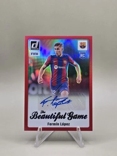 Fermin Lopez 2023 Panini Donruss FIFA Calcio Rosso /49