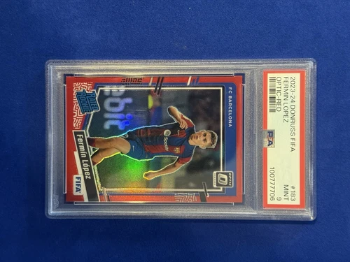 Fermin Lopez 2023 Panini Donruss FIFA Optic Red Prizm /299