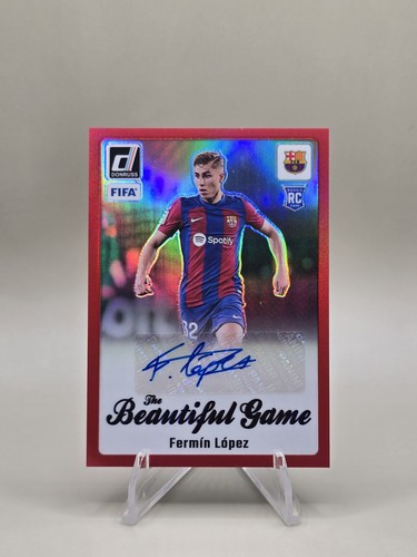 Fermin Lopez 2024 Panini Donruss FIFA Soccer Red /49