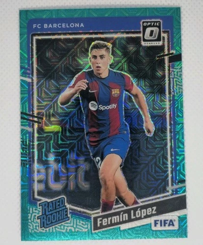 Fermin Lopez 2023 Panini Donruss Optic Teal Mojo /49