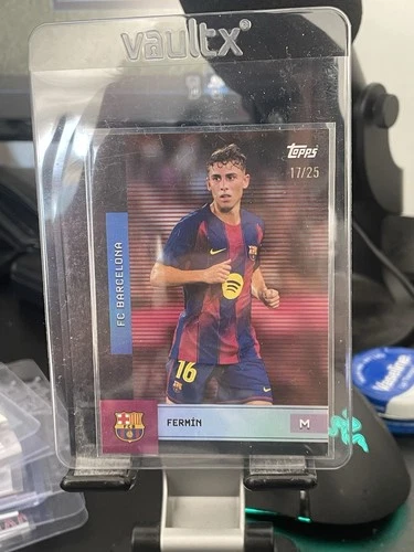 Fermin Lopez 2025 Topps FC Barcelona Team Set /25