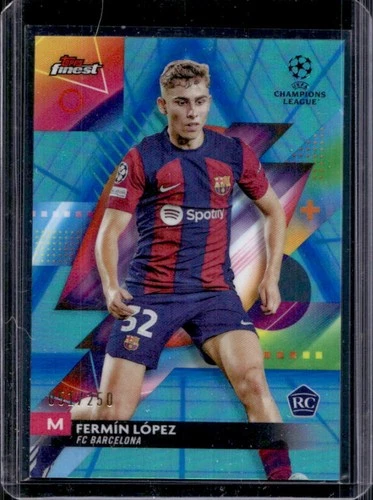 Fermin Lopez 2023 Topps Finest Blue Aqua Vapor Wave Refractor /250