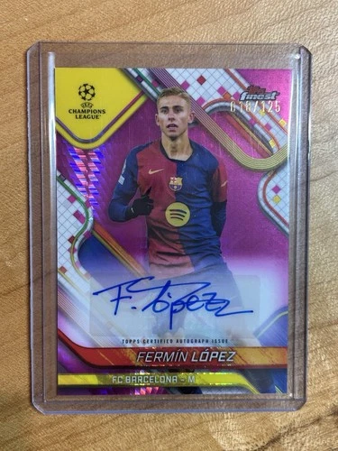 Fermin Lopez 2024 Topps Finest Pink Prism /125
