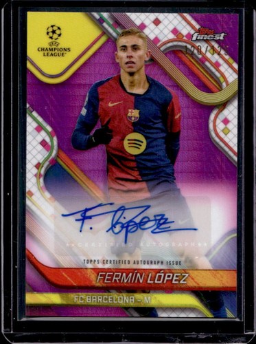 Fermin Lopez 2024 Topps Finest Pink Prism Refractor /125