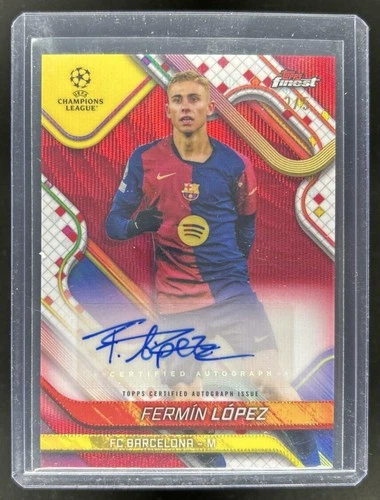 Fermin Lopez 2024 Topps Finest Red Wave /5