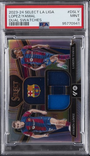 Fermin Lopez / Lamine Yamal 2023 Panini Select