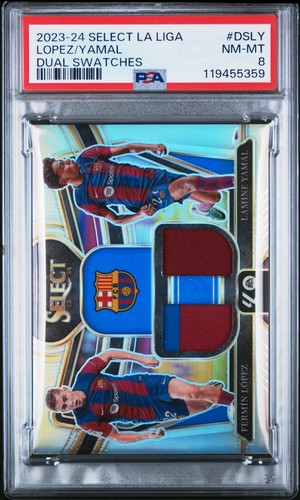 Fermin Lopez / Lamine Yamal 2023 Panini Select
