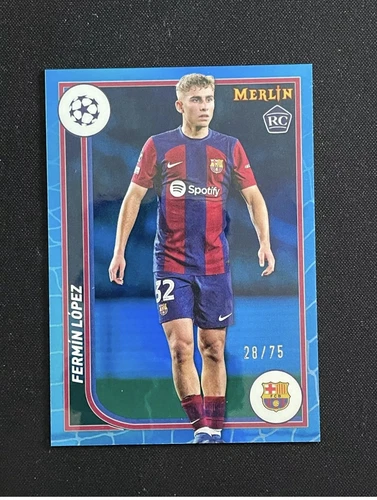 Fermin Lopez 2023 Topps Merlin Chrome Blue /75