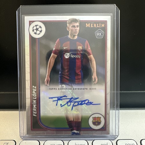 Fermin Lopez 2023 Panini Merlin UEFA Club Competitions Refractor