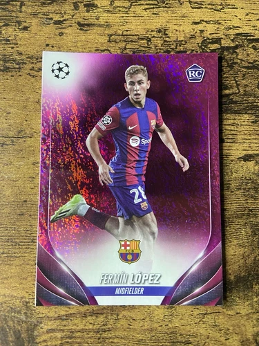 Fermin Lopez 2024 Topps UEFA Champions League Pink Sparkle #38