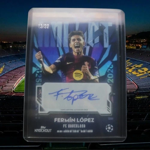 Fermin Lopez 2025 Topps UEFA Knockout /99