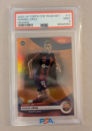 Fermín López 2024 Topps Barcelona Team Set /25