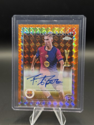 Fermín López 2024 Topps Chrome Geometric Orange /25