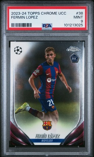Fermín López 2023 Topps Cromo UEFA Clubes Competiciones