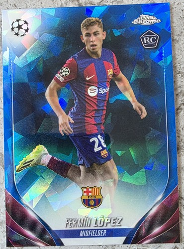 Fermín López 2023 Topps Cromo Zafiro UEFA Sapphire