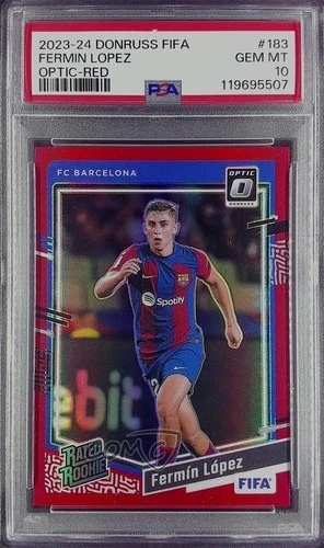 Fermín López 2023 Panini Donruss FIFA Red Prizm 161/299