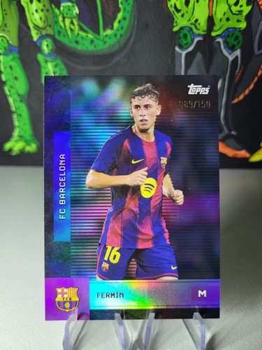 Fermín López 2025 Topps FC Barcelona Equipo Arco Iris /150