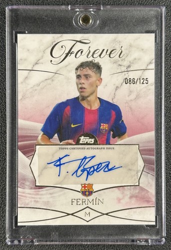 Fermín López 2025 Topps FC Barcelona Forever Fútbol Borgoña /125