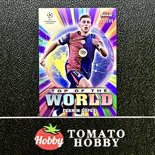 Fermín López 2024 Topps Finest UEFA Rifrattore Viola /299