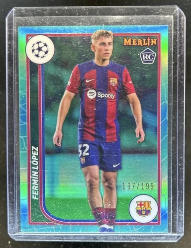 Fermín López 2023 Topps Merlin Chrome Aqua Refractor /199