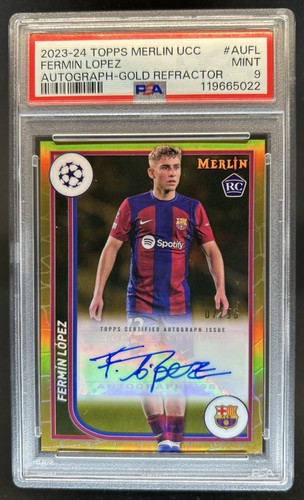 Fermín López 2023 Topps Merlin Chrome Gold Refractor /50
