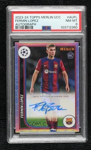 Fermín López 2023 Topps Merlin UEFA Clubes Competiciones