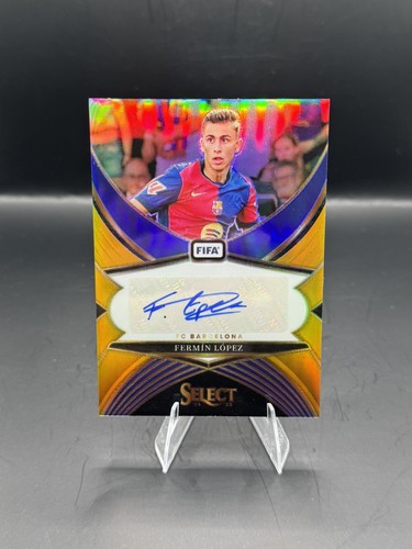 Fermín López 2024 Panini Select FIFA Gold /10