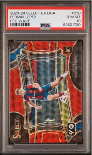 Fermín López 2023 Panini Select Red Wave /65