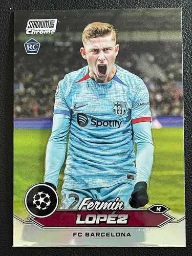 Fermín López 2023 Topps Stadium Club Cromo UEFA Refractor #32