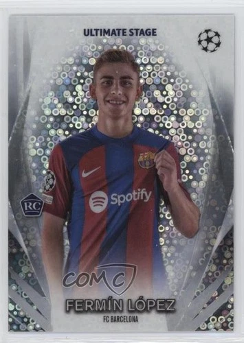 Fermín López 2023 Panini UEFA Club Competitions Ultimate Stage Chrome