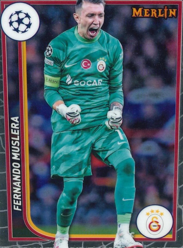 Fernando Muslera 2023 Topps Merlin UEFA Club Competitions
