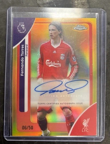 Fernando Torres 2026 Topps Chrome Gold /50