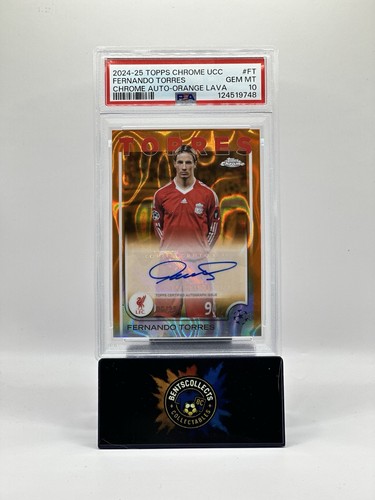 Fernando Torres 2024 Topps Chrome Orange Lava /25