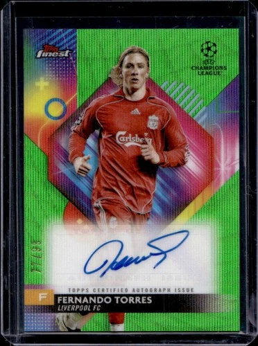 Fernando Torres 2024 Topps Finest Neon Refractor Green Wave /99