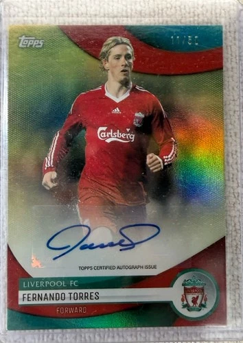 Fernando Torres 2022 Topps Liverpool Team Set 11/50