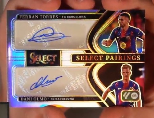 Ferran Torres and Dani Olmo 2025 Panini Select