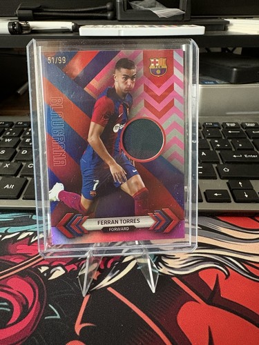 Ferran Torres 2023 Topps Barcelona Team Set /99
