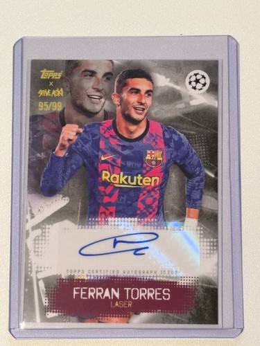 Ferran Torres 2021 Topps Chrome /99