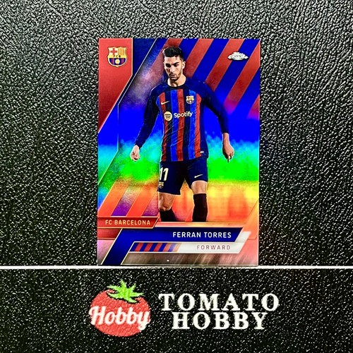 Ferran Torres 2022 Topps Chrome Color Match /99